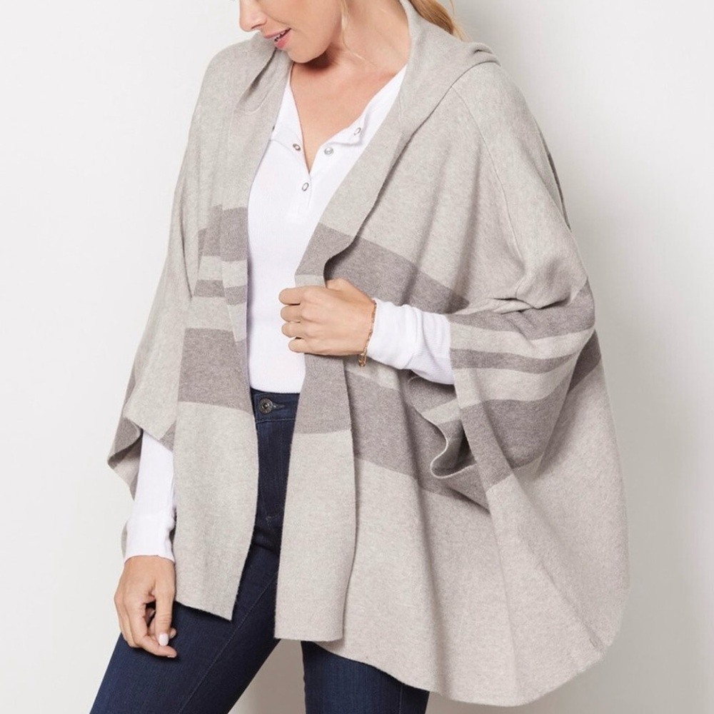 Evereve Hooded Poncho XS/S